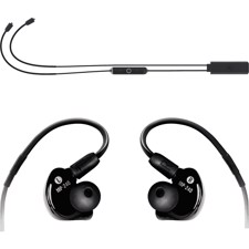 Mackie MP-240 BTA - Dual Hybrid Driver Professional In-Ear Monitors with Bluetooth Adapter