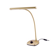 K&M LED piano lamp - gold-colored