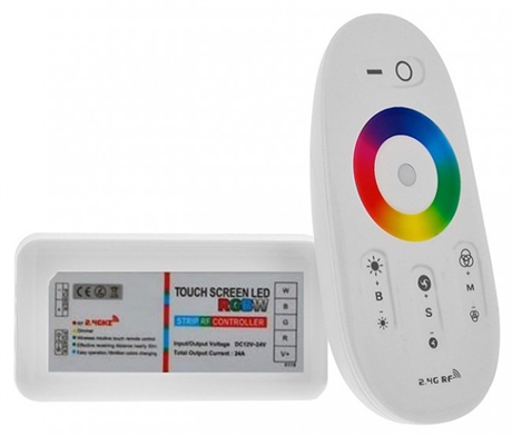 4-kanals RGBW LED driver med fjernbetjening 4x4A