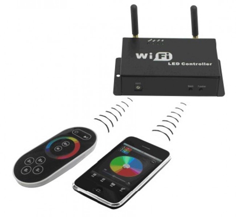 3-kanals RGB LED styring - f.eks. til LED bånd wifi og app styring 3x4A