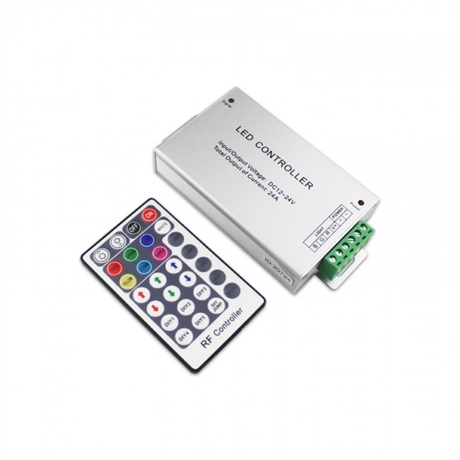 3-kanals RGB LED driver med fjernbetjening 3x4A