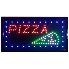 Klassisk LED skilt: PIZZA