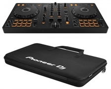 Pakke med Pioneer DJ DDJ-FLX4 og DJC-B