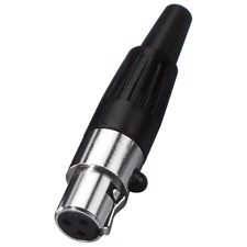 Mini XLR-stik hun - XLR-307/J - MONACOR