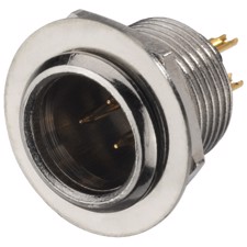 Mini XLR-chassis han 3 pol - XLR-308/P - MONACOR