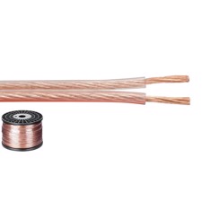 Højttalerkabel - "økonomi". Rulle m. 100m - SPC-115CA