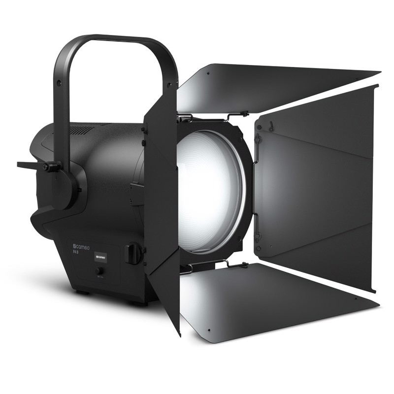 Cameo F4 D - Professional Fresnel Spotlight with Daylight, 520 W LED , 34,000 lm, zoom 12° to 40°