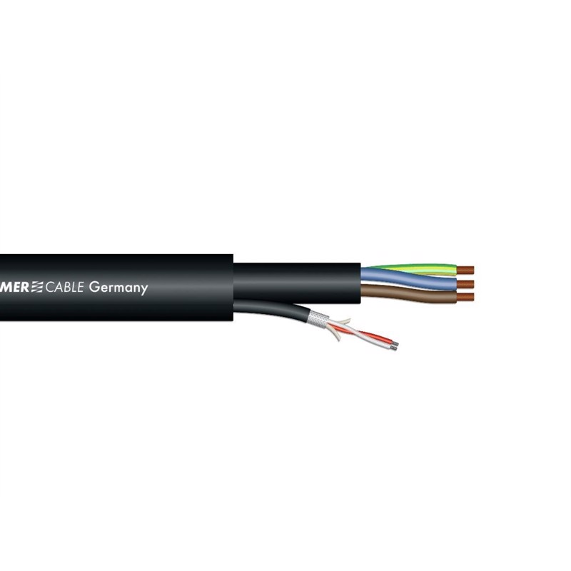 SOMMER CABLE Combi Cable 1x2x0,25+3G1,5 SC-Monolith Power DMX 100m