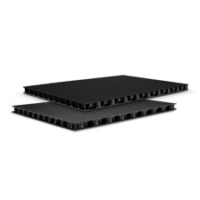 Adam Hall Hardware 05104 B - SolidLite® PP. Plate black / black 10.4 mm, 2500 x 1250 mm