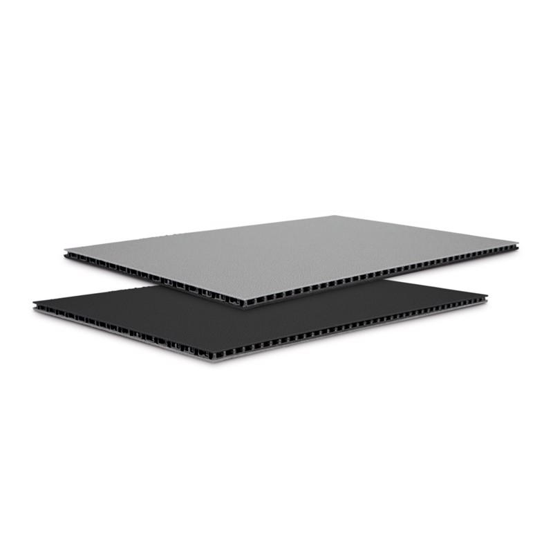 Adam Hall Hardware 0546 BG - SolidLite® PP. Plate black / grey 4.5 mm, 2500 x 1250 mm
