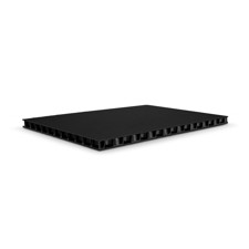Adam Hall Hardware 0594 BB - SolidLite® PP. Plate black / black 9.4 mm, 2500 x 1250 mm