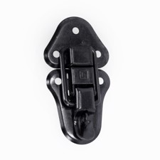 Medium surface-mounted lock KTL, black - Adam Hall Hardware