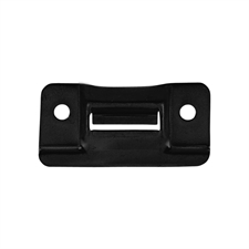 Keeper plate for 17343 BLK, steel, black galvanised - Adam Hall Hardware