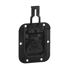 Overlatch butterfly latch, small, 9 mm deep, black - Adam Hall Hardware