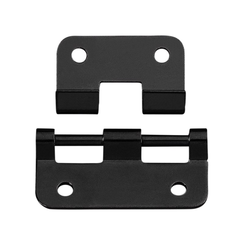 Hinge galvanised, black - Adam Hall Hardware