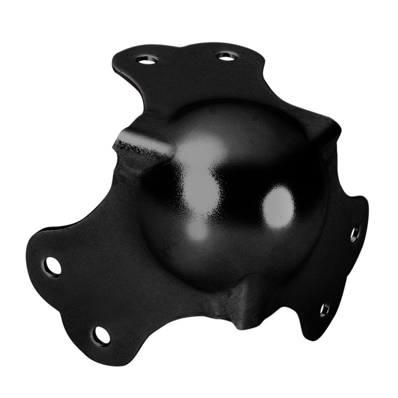 Ball Corner large three-leg black - Adam Hall Hardware