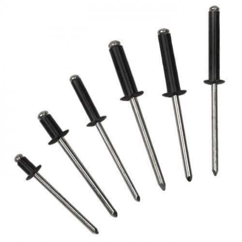 Standard popnitte. Sort. 250 stk. 4,8 x 21,0 mm.