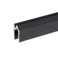 Aluminium Hybrid Lid Location black for 9.5 mm Material - Adam Hall Hardware - 2 x 2 meter
