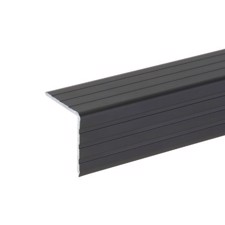 Alu kantliste 30 x 30 mm. 2 x 2 meter. Sort