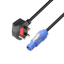 Adam Hall Cables 8101 PCON 0150 X GB - Power Cord BS1363/A - PowerLink 1.5 mm² 1.5 m UK