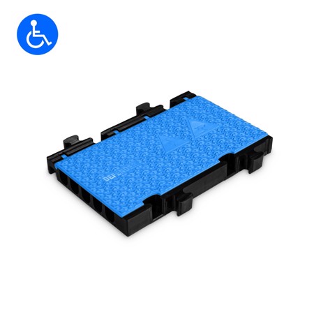 Midi 5 2D Blu modular system for wheelchair accessible transition - half Version - Defender