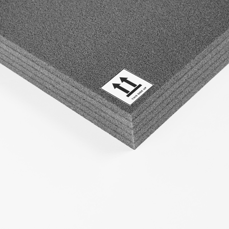 5 lags skum til rackskuffer mv. 50 mm. 37 x 40 cm.