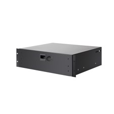 Adam Hall 19" Parts 87403 A CL - Rack Drawer 3 U Aluminium with Built-In Combination Lock