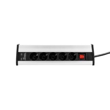 Power Strip Desktop Series 5-way with switch & 2 x USB - 1.4 m - Adam Hall Cables