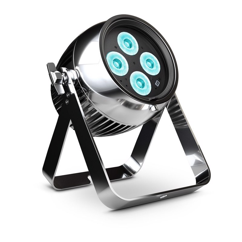 Battery-Powered W-DMX IP65 PAR Light chrome - Cameo