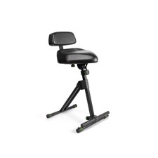 Gravity FM SEAT1 BR - Height adjustable stool with foot and backrest