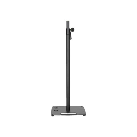 Lighting Stand and Speaker Stand with Compact, Square Steel Base and Off-Centre Mounting Option - Gravity