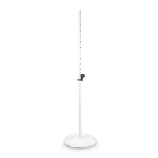 Gravity Loudspeaker stand with base and cast iron weight plate, white - SSP WB SET 1 W