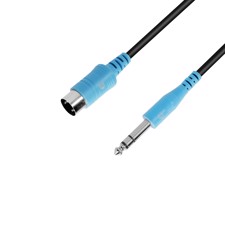 TRS / Midi Cable (Type A) Jack TRS to Midi 5-pole - 0.6 m - Adam Hall Cables