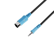 TRS / Midi Cable (Type A) Miniklinke TRS to Midi 5-pole - 0.6 m - Adam Hall Cables