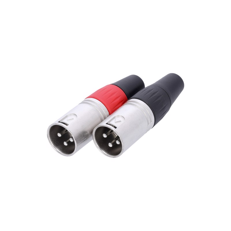 XLR male 3-pole pair - Adam Hall Connectors