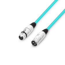 Microphone Cable XLR female to XLR male - 0.5m green - Adam Hall Cables