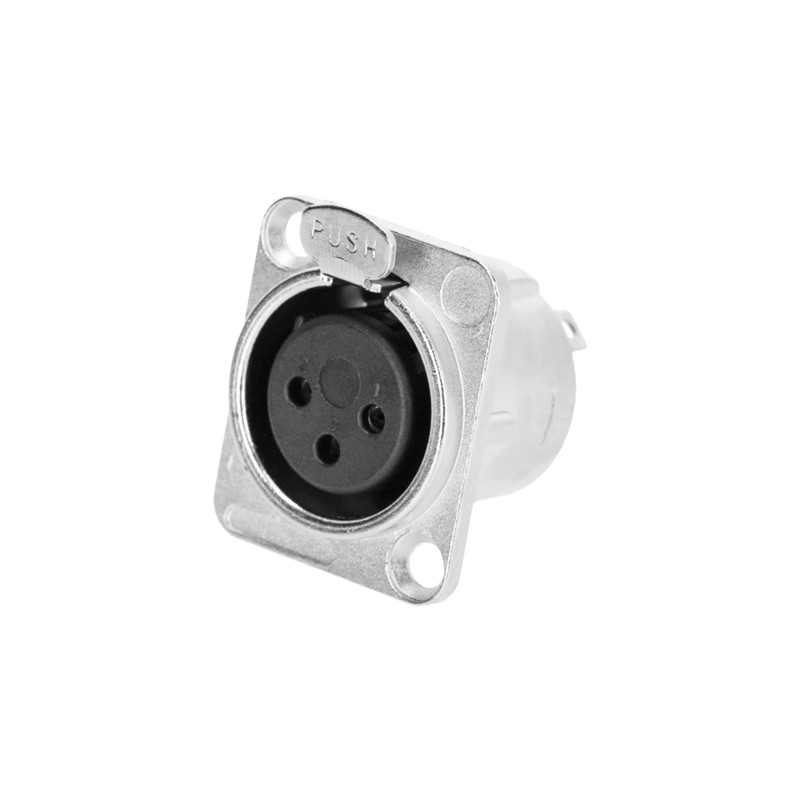 Panel jack XLR 3-pole female - Adam Hall Connectors