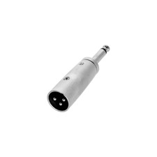 Adapter 6.3 mm Jack Mono male to XLR male - Adam Hall Connectors