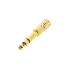 Adapter mini jack female stereo to 6.3 mm jack male stereo - Adam Hall Connectors