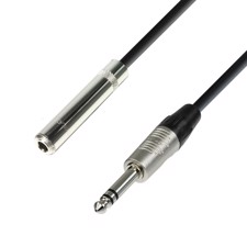 Balanced Cable REAN® Jack female TRS to Jack TRS - 1.5 m - Adam Hall Cables