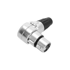 XLR connector 3-pole female angled - Adam Hall Connectors