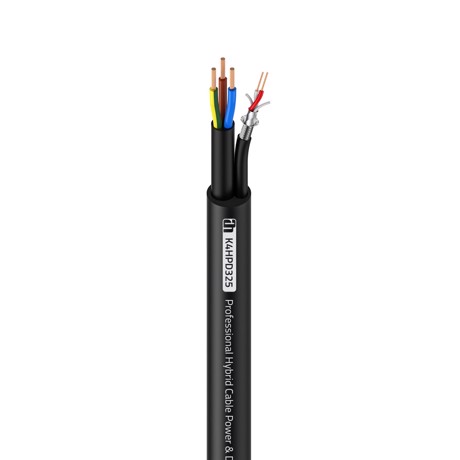 Hybrid Cable Power & DMX 3 x 2.5 mm² & 2 x 0.22 mm² 100 Linear m. - Adam Hall Cables