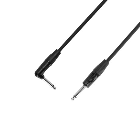 Instrument Cable REAN® angled Jack TS to Jack TS - 0.6 m - Adam Hall Cables