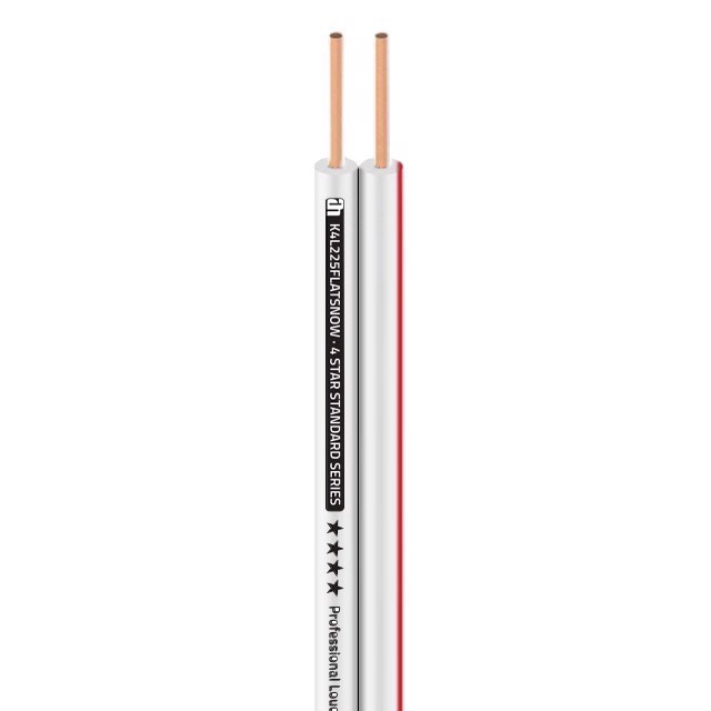 Speaker Cable 2.5 Mm² Awg13 Flat Version Adam Hall Cables 100 Meter