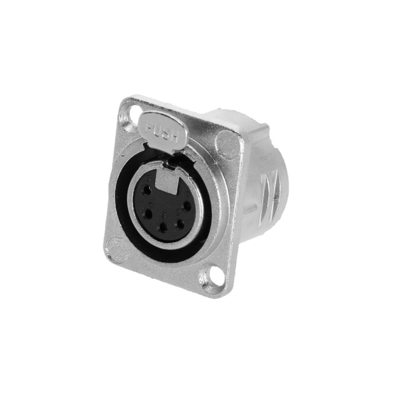 XLR Chassis Connector 5-pole female - Adam Hall Connectors