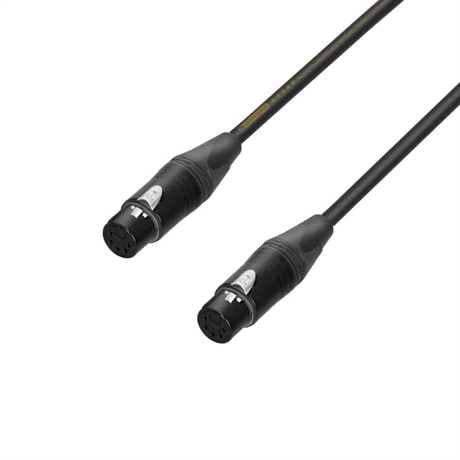 Adapterkabel - XLR 5-pin hun x XLR 5-pin hun - 0,2 m - Adam Hall Cables
