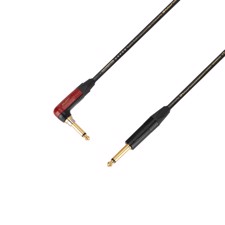Instrument Cable - Palmer® & Neutrik silentPLUG® angled Jack x Jack TS - 3 m - Adam Hall Cables