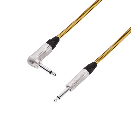 Instrument Cable NEUTRIK® 6.3 mm Jack angled to 6.3 mm Jack 6 m - Adam Hall Cables