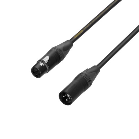 Billede af Microphone Cable Neutrik® XLR female to XLR male - 3 m bulk - Adam Hall Cables - 20 stk.