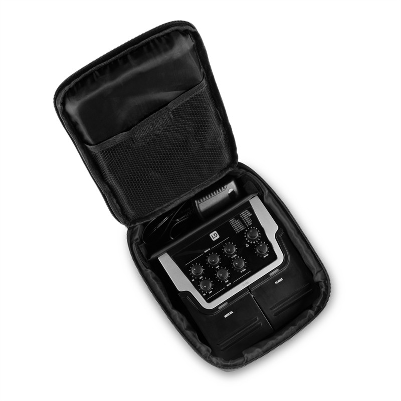 LD Systems FX 300 SET - 2-Channel Effect Pedal with carrying Bag and Power Supply